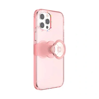 Afbeelding van PopSockets: PopCase Hoesje voor iPhone 12 Pro Max met een Verplaatsbare PopGrip Slide Standaard en Grip Verwisselbare Top Peachy