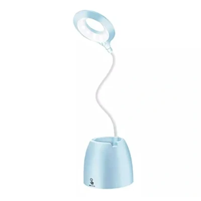 Afbeelding van BEL AIR HOME LED Bureaulamp 5W met Touchscreen en Bluetooth Speaker, 6500K, 6 Lichtniveaus, USB Oplaadbaar Wit, Metaal