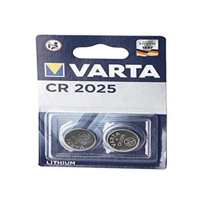 Afbeelding van Varta CR2025 lithium knoopcel 20 stuks
