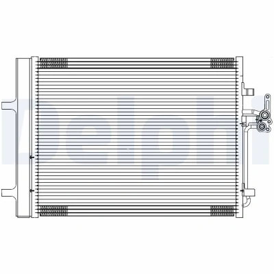Afbeelding van Delphi Diesel Airco condensor TSP0225689