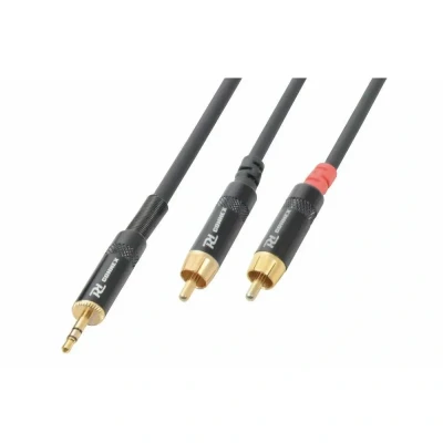 Afbeelding van PD Connex Kabel 3.5 Stereo 2xRCA Male 1.5m