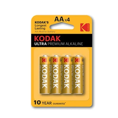 Afbeelding van Kodak Ultra Premium AA Alkaline Batterij 4 Stuks