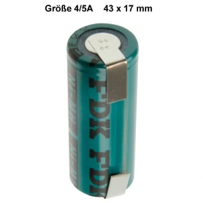 Afbeelding van FDK /Sanyo industriële cel HR 4/5AU / NIMH met soldeervlag in U vorm