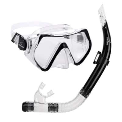 Afbeelding van Atlantis Hawaï Combo Snorkelset Black Zwart Duikbrillen &amp; Snorkels