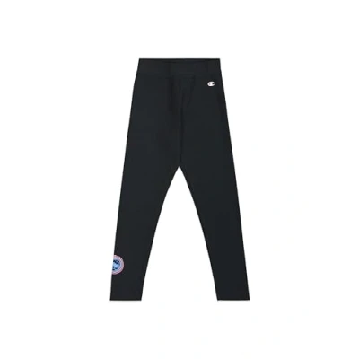 Afbeelding van Champion Legacy Graphic Leggings Joggingbroek voor meisjes, Zwart (Kk001), 9 10 jaar