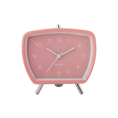 Afbeelding van Karlsson Wekker Candy Circus Retro Flamingo pink