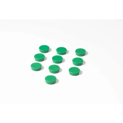 Afbeelding van Whiteboard Magneten 25 mm Groen 10 Stuks