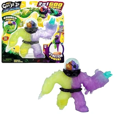 Afbeelding van Heroes of Goo Jit Zu Deep Sea Bowlbreath Double pakket. Rekbare, zachte van 6,5 inch met 2 in 1 Power en Paling Pop Attack Wapen.