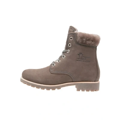 Afbeelding van Panama Jack 03 Igloo Combat Boots voor dames, Grijs (B20 Nobuck Gris), 8 UK, B20 Gris, 40.5 EU