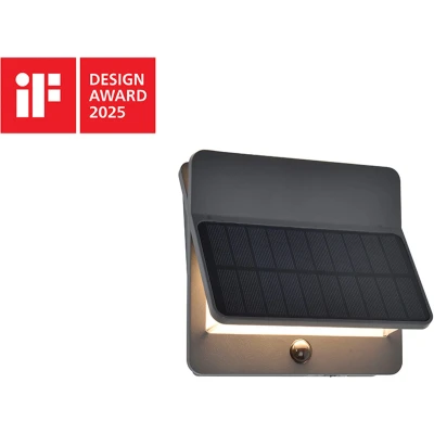 Afbeelding van Lutec Solar buitenlamp Aleta met sensor 6915401118