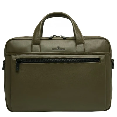 Afbeelding van Castelijn &amp; Beerens Nappa X Charlie Laptop / Tablet Tas 15.6&#039;&#039; dark millitary Laptoptas