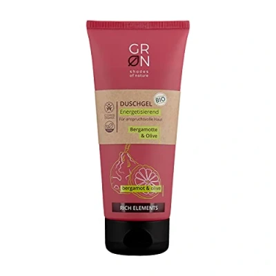 Afbeelding van GRN Rich Elements Shower Gel Bergamot &amp; Olive 200ML