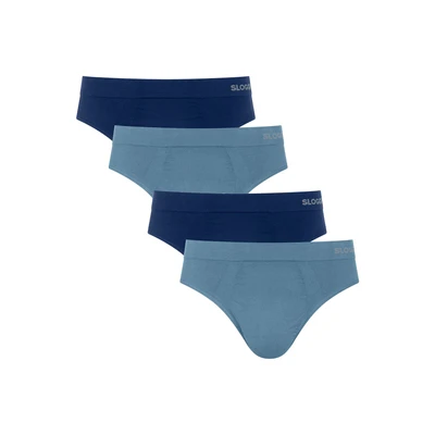 Afbeelding van SLOGGI Slip &#039;GO Smooth Brief&#039; blauw / donkerblauw