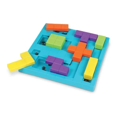 Afbeelding van BrightKins Bark Brain Game Treat Puzzel, interactief speelgoed voor honden, antislip traktatiedispenser, hondenspeelgoed mentale stimulatie en langzame voeding, 1 stuk