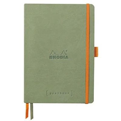 Afbeelding van Rhodia Goalbook Dotted A5 Softcover Celadon