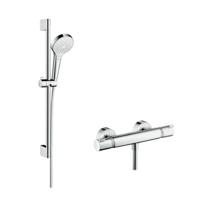 Afbeelding van Hansgrohe Croma Select E Vario renovatieset 65 cm met Ecostat Comfort