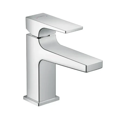Afbeelding van Hansgrohe metropol toiletkraan 100 met push open waste voorsprong vaste uitloop 12 7cm chroom 32500000