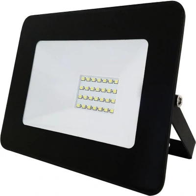 Afbeelding van LED buitenlamp 20W=200W schijnwerper daglichtwit 6400K waterdicht IP65