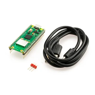 Afbeelding van SEENGREAT Raspberry Pi Pico CYW43439 WiFi microcontroller board, ingebouwde wifi, RP2040 chip, dual core ARM Cortex M0+ processor, met vooraf soldeerde header (kleurcoded)