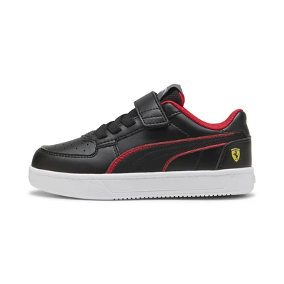Afbeelding van Scuderia Ferrari Caven 2.0 sneakers, Zwart/Rood, Maat 29 PUMA