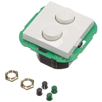 Afbeelding van Ehmann 4295x0700 Draaidimmer Geschikt voor lampen: LED lamp, Gloeilamp, Halogeenlamp Wit (RAL 9016)
