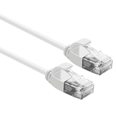 Afbeelding van ROLINE UTP Data Center Patchkabel Cat.6A (Class EA), LSOH, extra dun, wit, 3 m