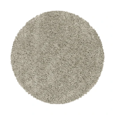Afbeelding van Monaco Soft Shaggy Hoogpolig Vloerkleed Beige 200 cm rond