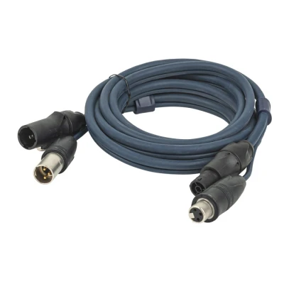 Afbeelding van DAP FP 15 Hybride Kabel PowerCON True1 &amp; 3 pin XLR I P DMX Stroom 10 mtr