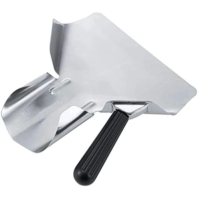 Afbeelding van ANCLLO Frietschep, RVS Fry Bagger Scooper Chip, Franse frituurschep met dubbele handgrepen,Franse frituurzakken rechter handvat