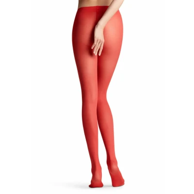 Afbeelding van FALKE Dames Panty Matt Deluxe 30 DEN W TI Sheer eenkleurig 1 Stuk, Rood (Scarlet 8228), S M