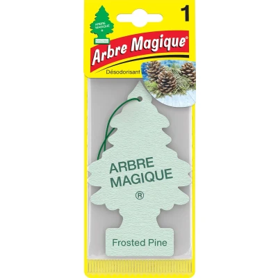 Afbeelding van WUNDER BAUM auto luchtverfrisser, aanhanger voor langdurige geur in de of thuis, Frosted Pine, 1 stuk