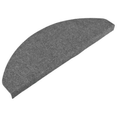 Afbeelding van Trapmatten zelfklevend 10 st 65x22,5x3,5 cm grijs