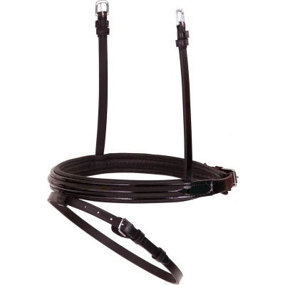 Afbeelding van BR Neusriem Lacquer Combi Smal SD Pony Zwart