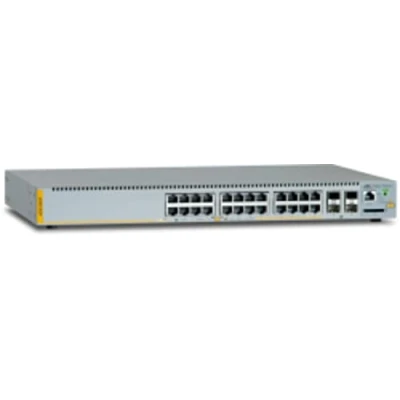 Afbeelding van AT x230 28GP 50 24 x 10/100/1000T PoE, 4 100/1000X SFP, single fixed PSU