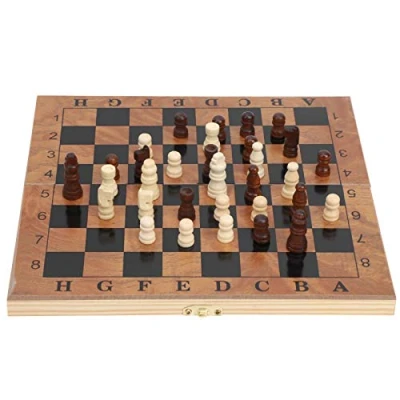 Afbeelding van Backgammon Schaakbord Prachtig Vakmanschap Houten Schaakbord, Ouder Kinderen