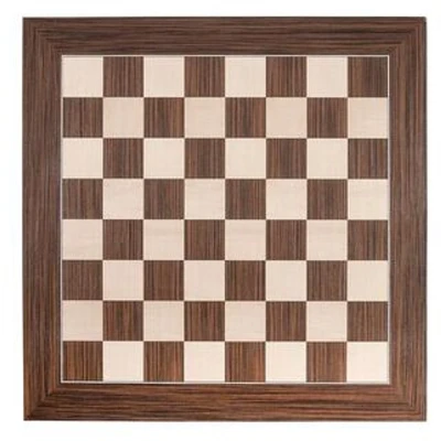 Afbeelding van Schaakbord Bruin Walnoothout &amp; Esdoornhout 50 x cm