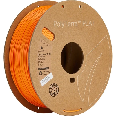 Afbeelding van Polymaker PolyTerra PLA+ filament Oranje 1.75 mm 1KG