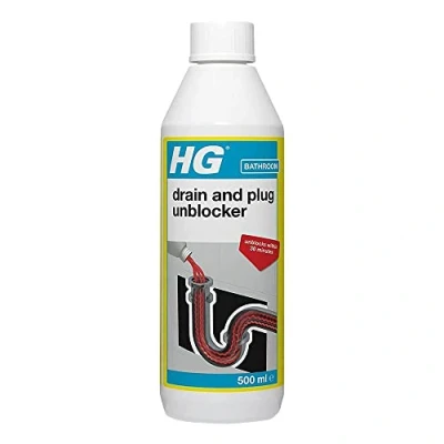 Afbeelding van 2X HG Vloeibare Afvoer &amp; Plug Unblocker 500ml 139050106