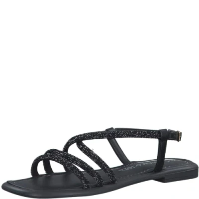 Afbeelding van Marco Tozzi Dames 2 28139 20 sandalen, Black Comb, 37 EU, Com., EU