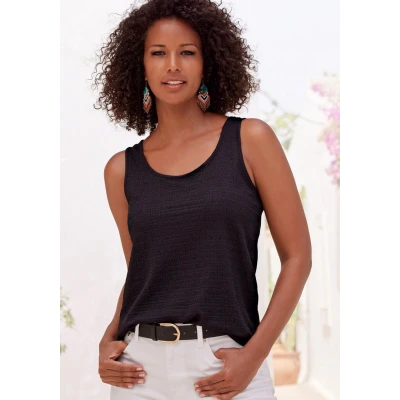 Afbeelding van Vivance Strand 2 PACK Top, Dames, Maat: 36/38, Pink schwarz