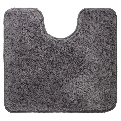 Afbeelding van Sealskin Angora Toiletmat Polyester 55x60 cm Grijs