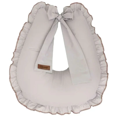 Afbeelding van Mordesign Ruffle Grey Voedingskussen FD 21