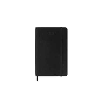 Afbeelding van Agenda 2023 Moleskine 12mnd weekly pocket black soft cover