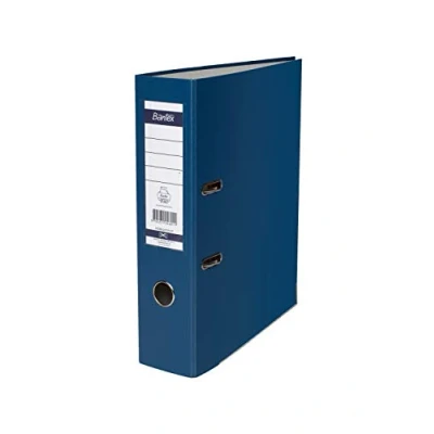 Afbeelding van Bantex Ordner A4, 8 cm breed, 15% meer capaciteit dan standaard map, 20 pack, 100551784, blauw