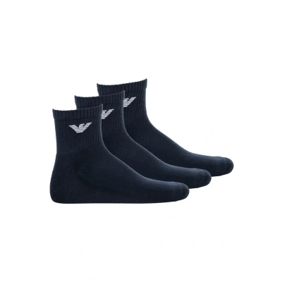 Afbeelding van Emporio Armani Short Socks 3PACK Sokken, Heren, Maat: One Size, Marine