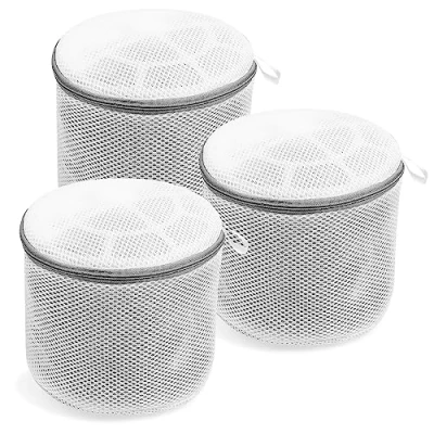 Afbeelding van 3 stuks beha wasnet voor wasmachine, waszak waszak, net met ritssluiting, beha&#039;s, schoenen, ondergoed, fijne waszakken, 17 x 15 cm