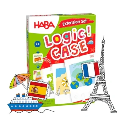 Afbeelding van Haba Spel Logic! CASE Uitbreidingsset 7+ Vakantie &amp; reizen (Duitse verpakking met Nederlandse handleiding)
