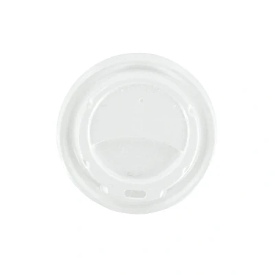Afbeelding van Bekerdeksel IEZZY diameter80mm met drinkgat 100 stuks wit
