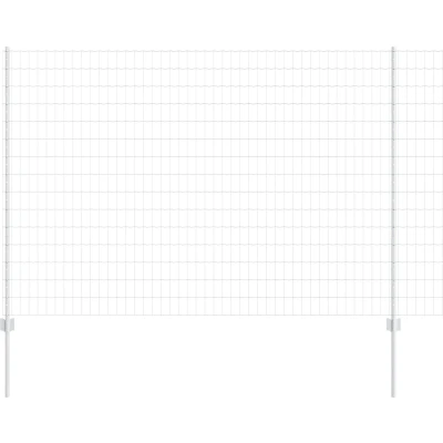 Afbeelding van vidaXL Tuinhek Set van 2 Gegalvaniseerd staal 10x1.5 m Duurzaam