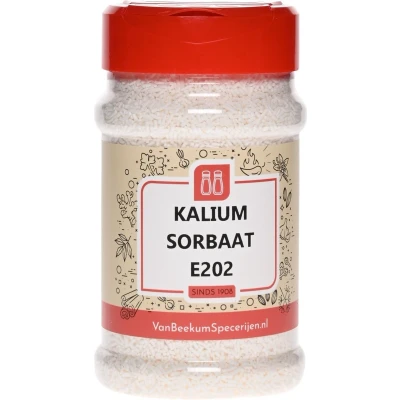 Afbeelding van Van Beekum Specerijen Kalium Sorbaat E202 Strooibus 140 gram